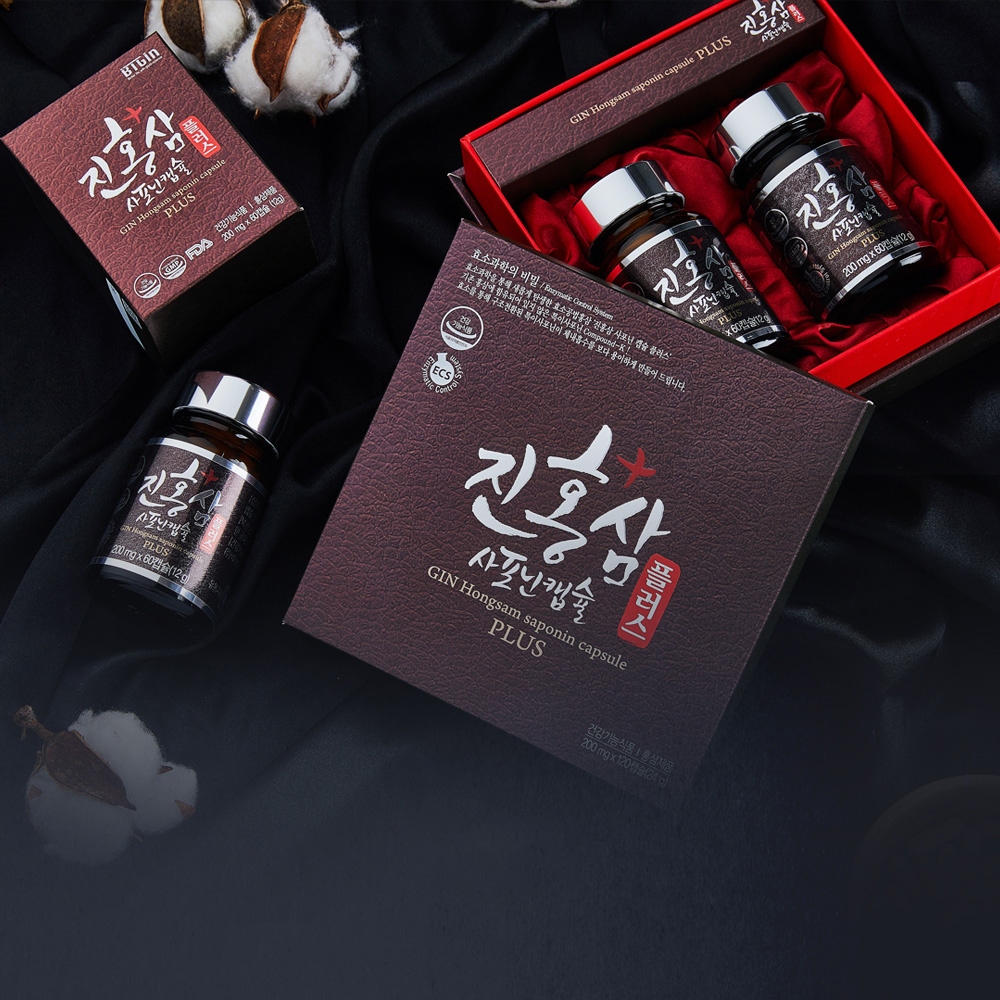 hồng sâm cao cấp gin dạng viên - gin hongsam saponin capsule plus